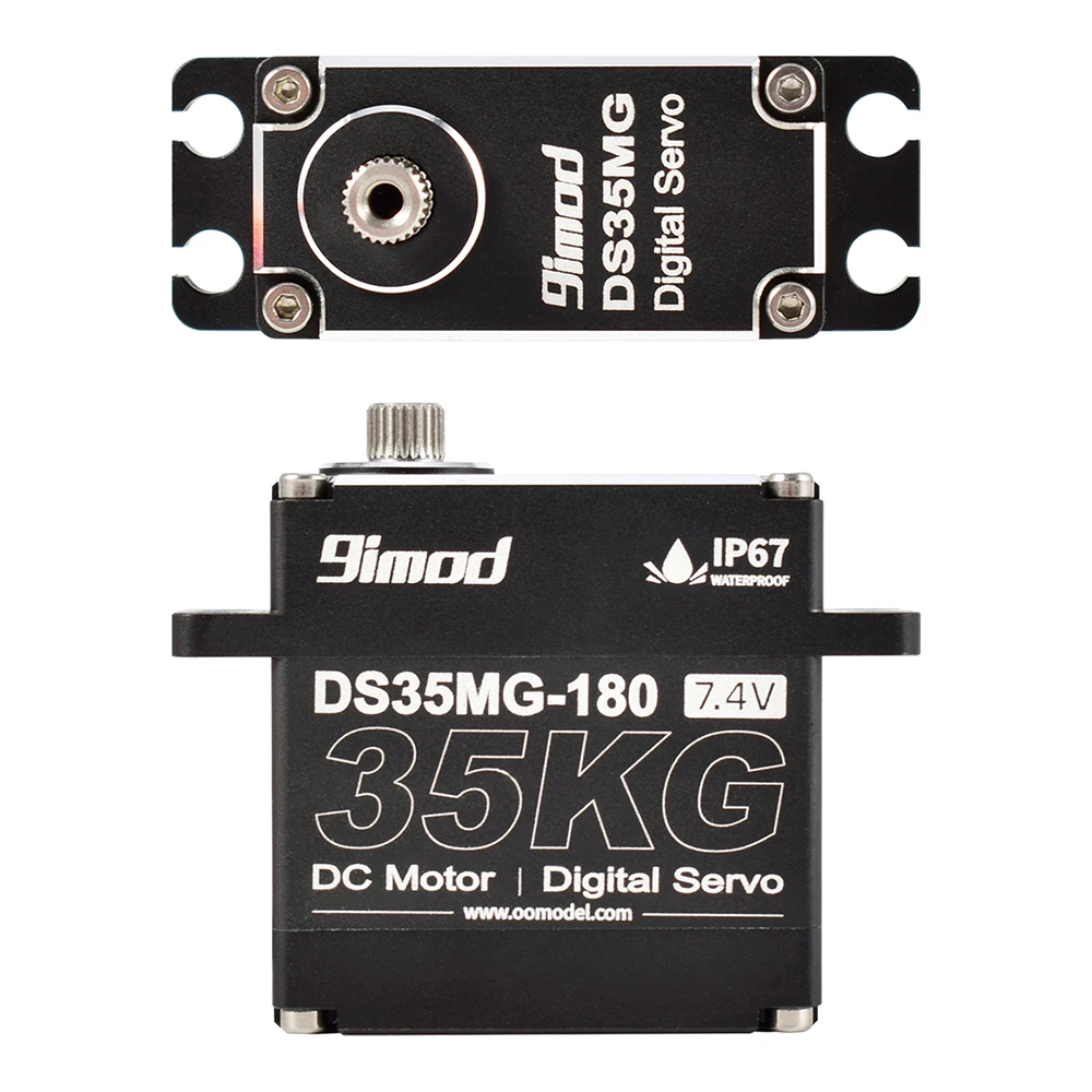 9imod DS35MG 35kg Waterproof Servo 180°/270° Full Aluminum Case Stainless Steel Gear High Torque for 1/8 1/10 RC Car