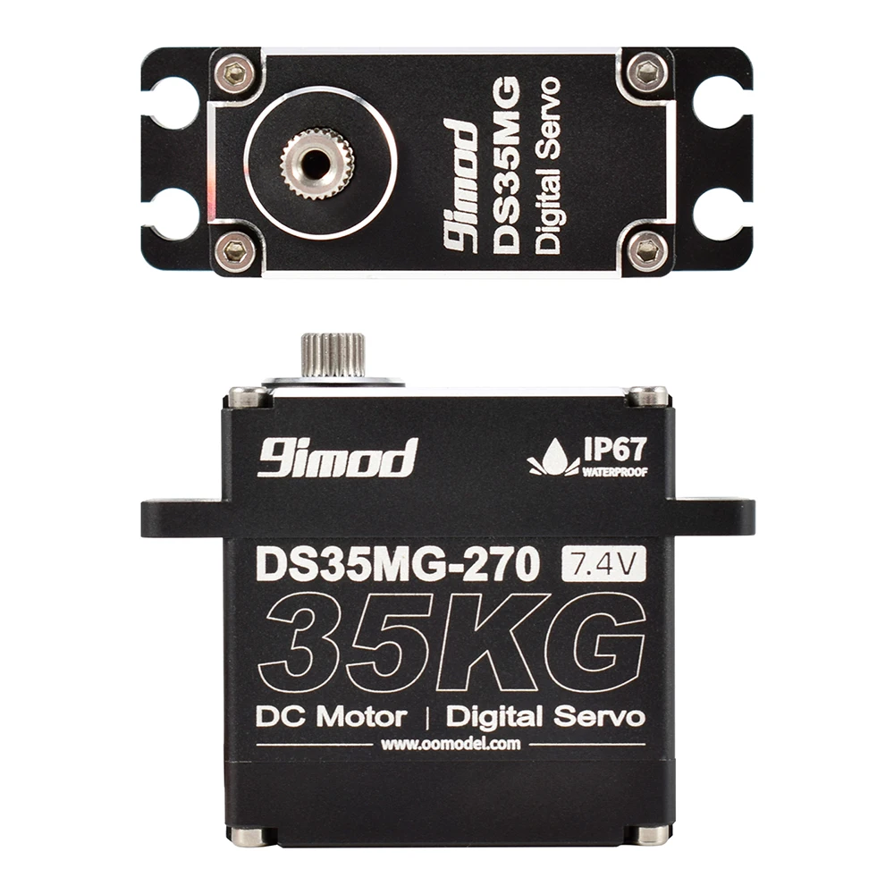 9imod DS35MG 35kg Waterproof Servo 180°/270° Full Aluminum Case Stainless Steel Gear High Torque for 1/8 1/10 RC Car