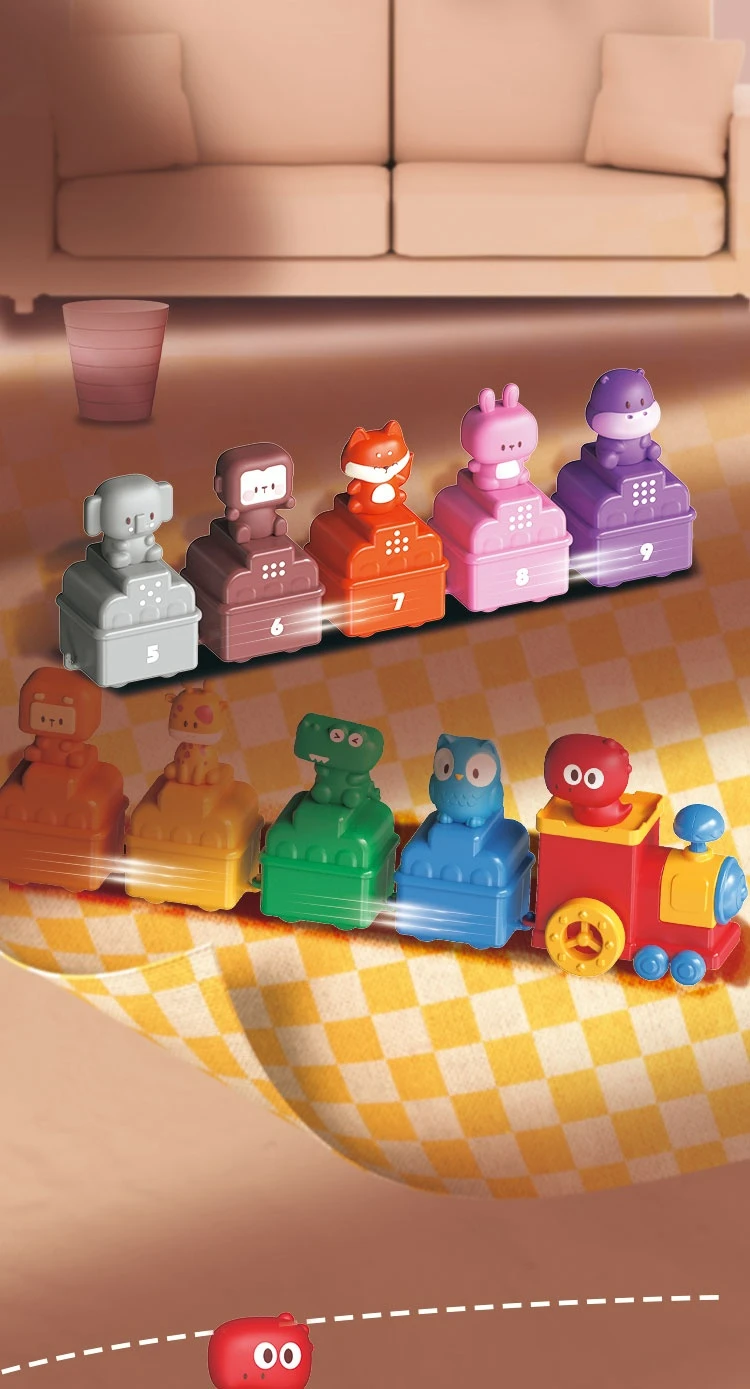Children Electric Track Train Toy Steam Rail Car with Light&Music Mini Engineering Car Set Kids Puzzle Boy Toys Xmas Gifts