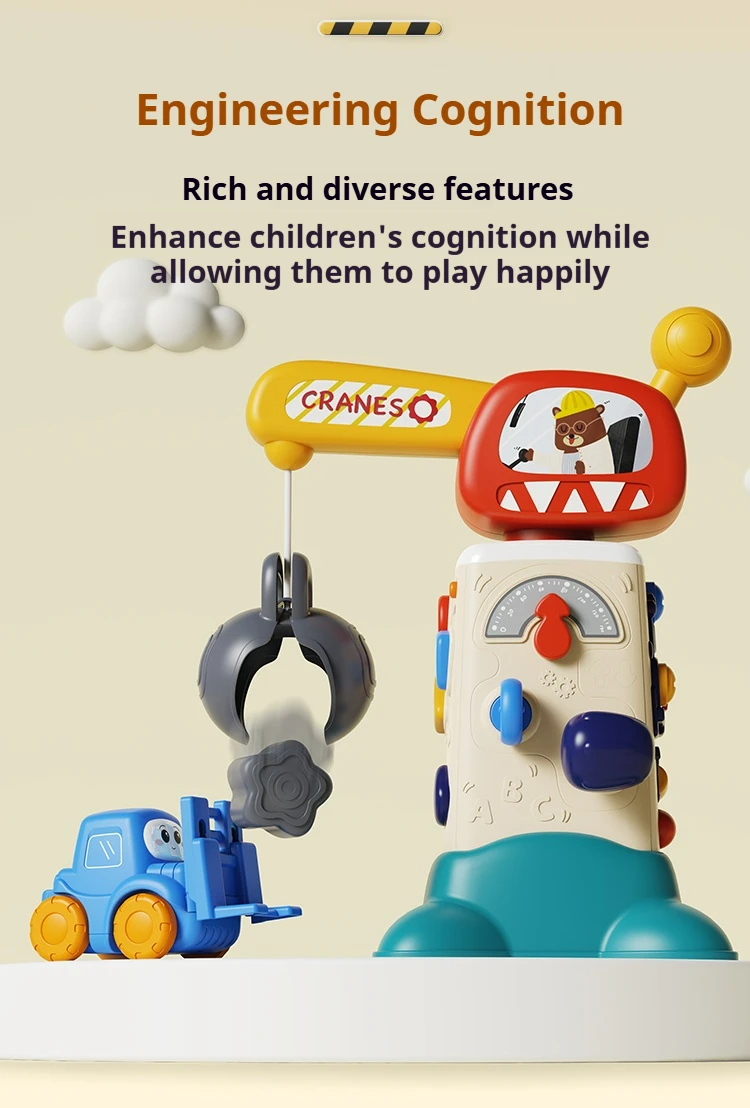 Children Electric Track Train Toy Steam Rail Car with Light&Music Mini Engineering Car Set Kids Puzzle Boy Toys Xmas Gifts