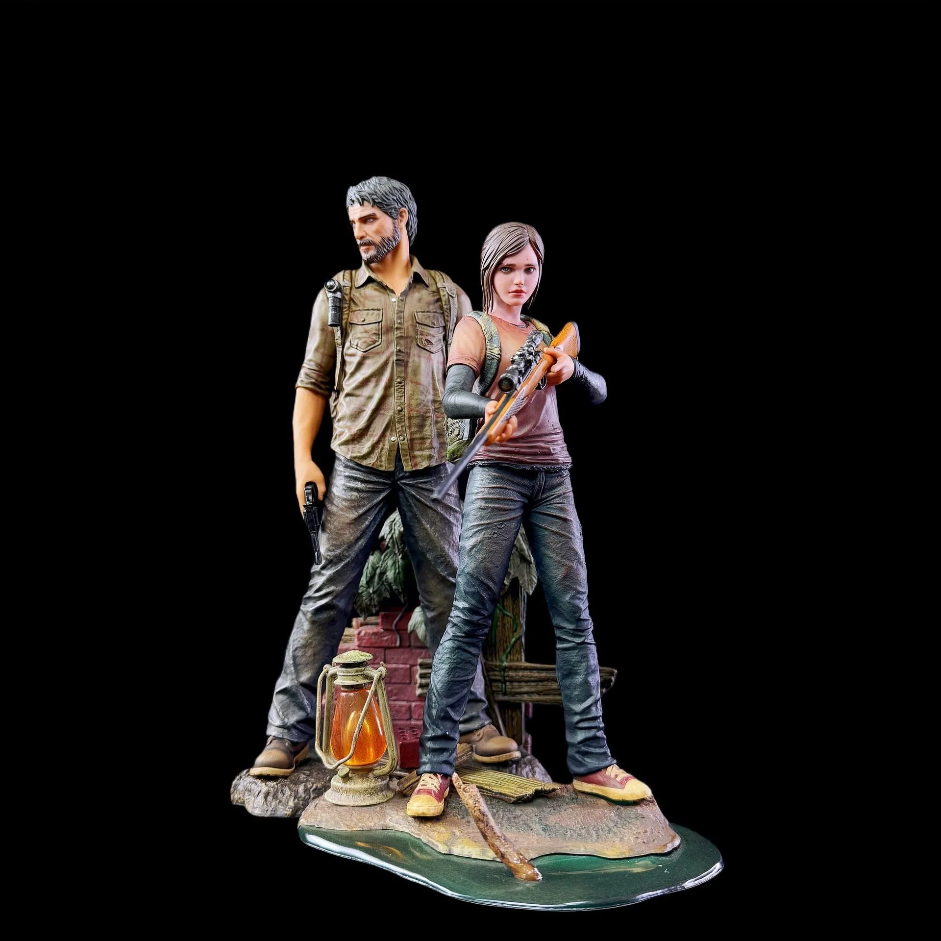 In-Stock The Last Of Us Figurine Joel & Ellie Action Figure Game Merchandise Desktop Ornament Model Collectible Statue Toys Gift