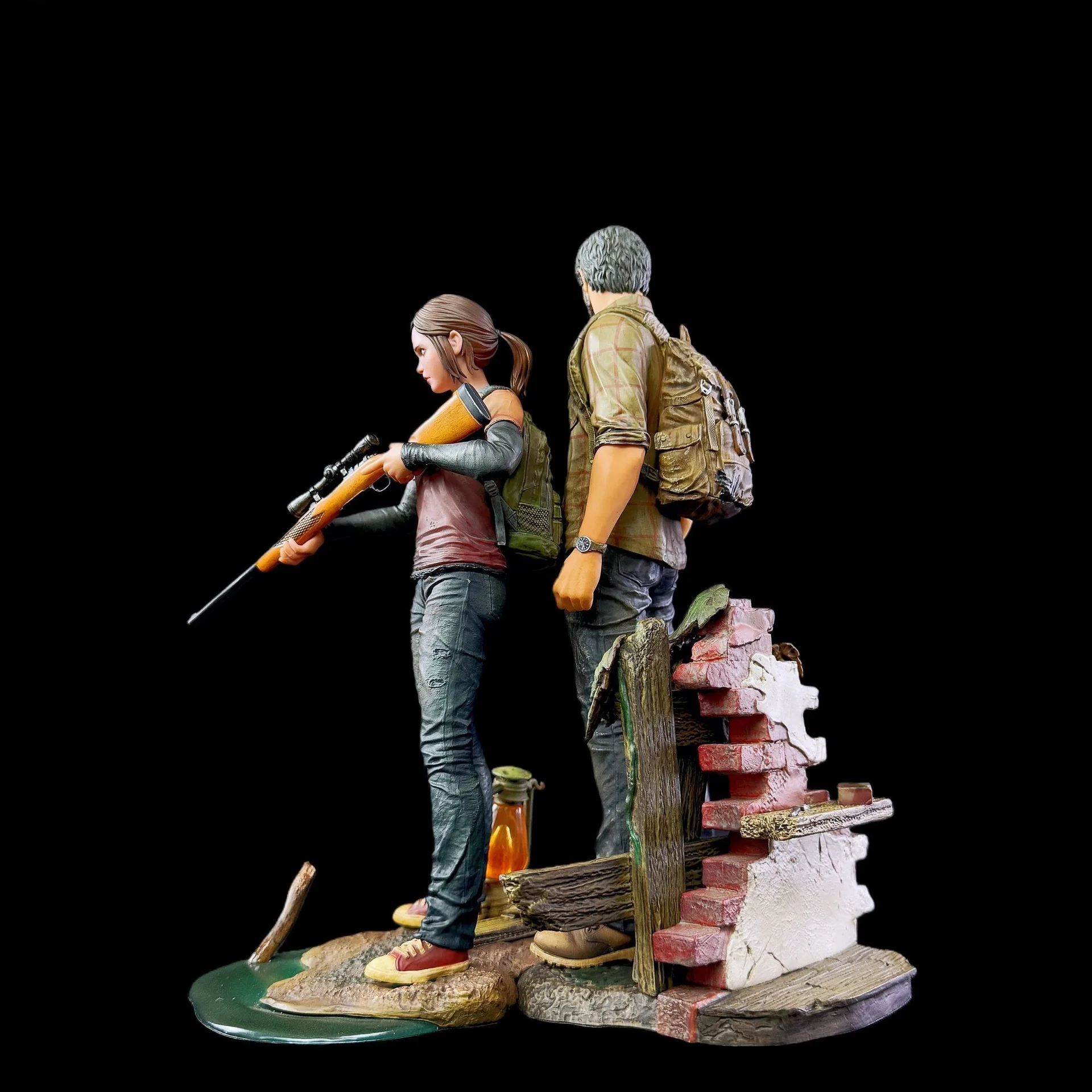 In-Stock The Last Of Us Figurine Joel & Ellie Action Figure Game Merchandise Desktop Ornament Model Collectible Statue Toys Gift