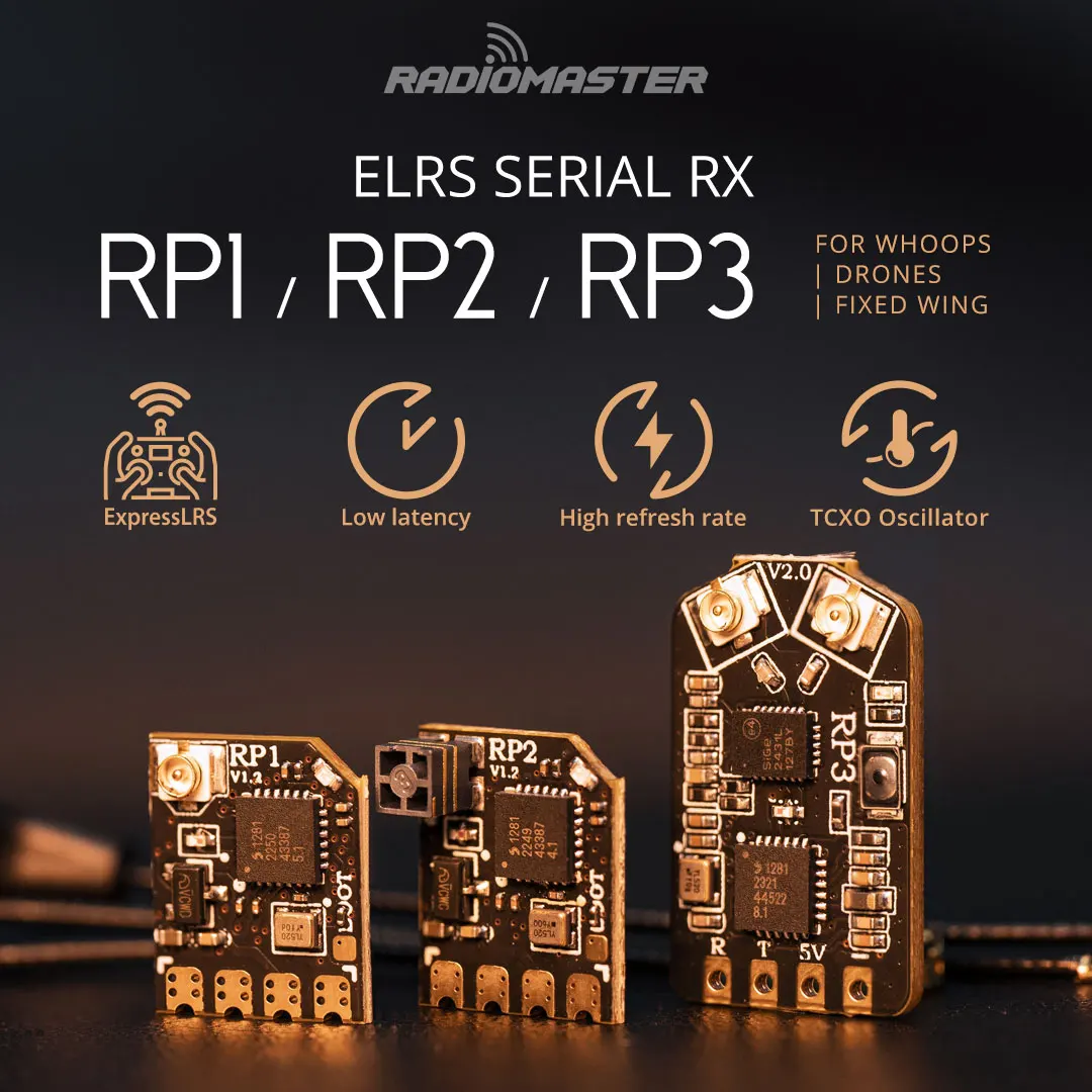 RadioMaster RP1 V2 2.4ghz ExpressLRS ELRS Nano Receiver
