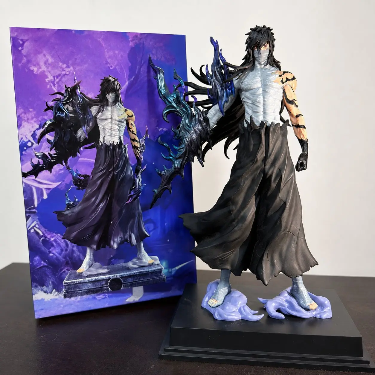 25cm Kurosaki Ichigo No Moon Anime Action Figure Model Statue Desktop Ornament Small Gift Christmas Day Gift Decoration