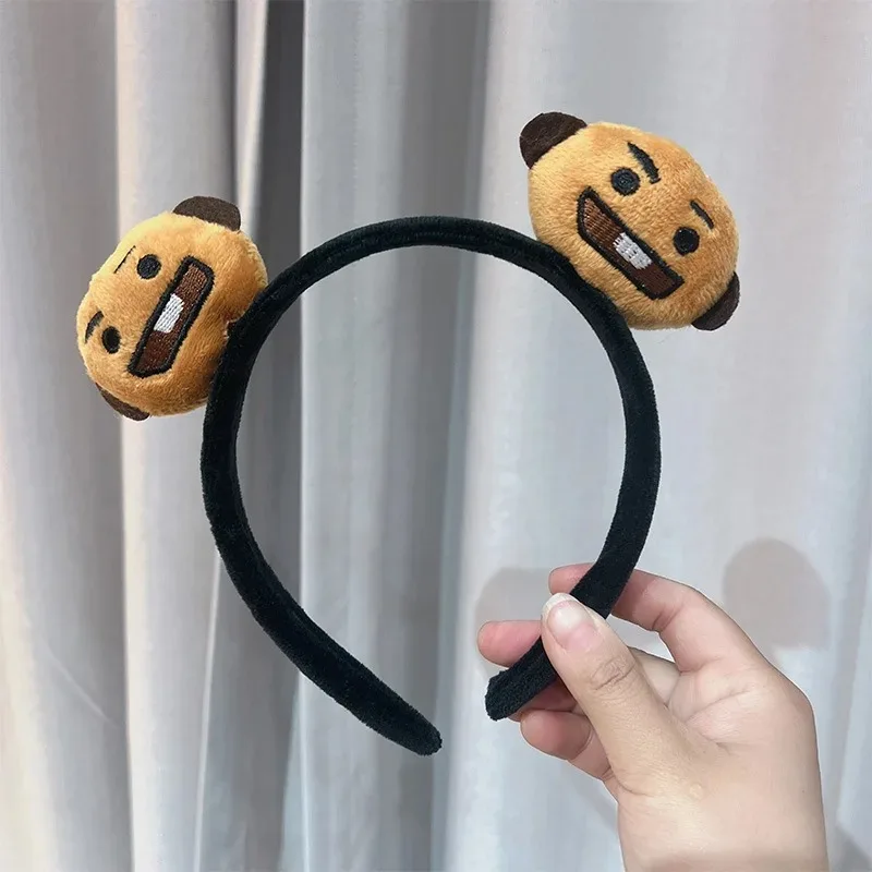 BT21 Koya RJ Shooky Mang Tata Chimmy Cooky Cute Cartoon Doll Headband Anime Peripheral Decor Headband