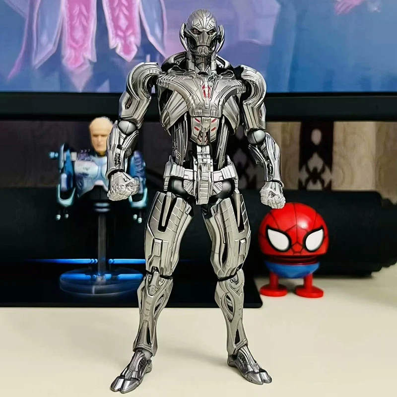 Revoltech Avengers Ultron Action Figure 17cm AC Toys Amazing Yamaguchi Ultron Figurine Movable Collection Ko Ornaments Model Toy