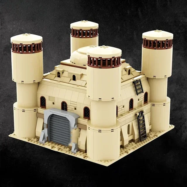 Moc Desert House Village  Star Movie Tatooine Mos Eisley Cantina Compatible 75290 Building Blocks Bricks War Base Toy present