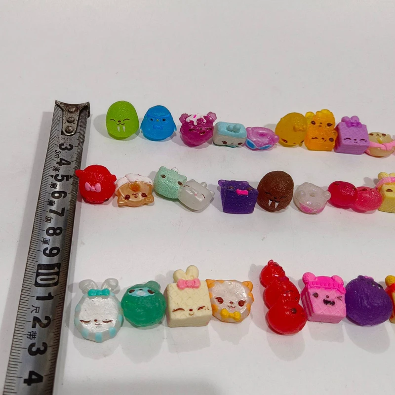 Anime 3D Rare Shop Game Market Gadget Figures Kawaii Cute Rainbow Colol Sweet Candy Food Model Collectible Toy Gift for Fans