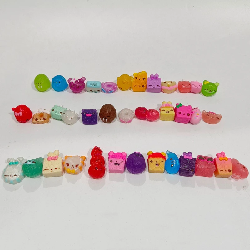 Anime 3D Rare Shop Game Market Gadget Figures Kawaii Cute Rainbow Colol Sweet Candy Food Model Collectible Toy Gift for Fans
