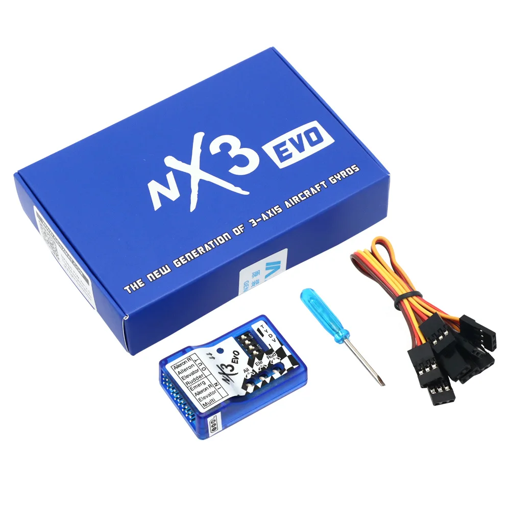 NEW Upgraded NX3 EVOS /PRO Flight Controller Autobalance for RC Fixed-Wing Airplane - High Performance Stability