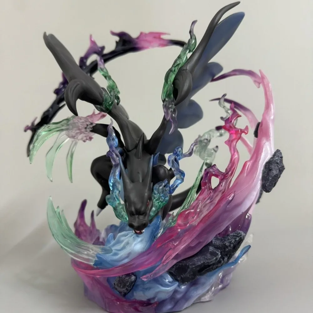 24cm/9.44in Anime Pokemon Figure Charizard X Action Figures Pvc Statue Desktop Ornamen Collection Model Toys Gifts