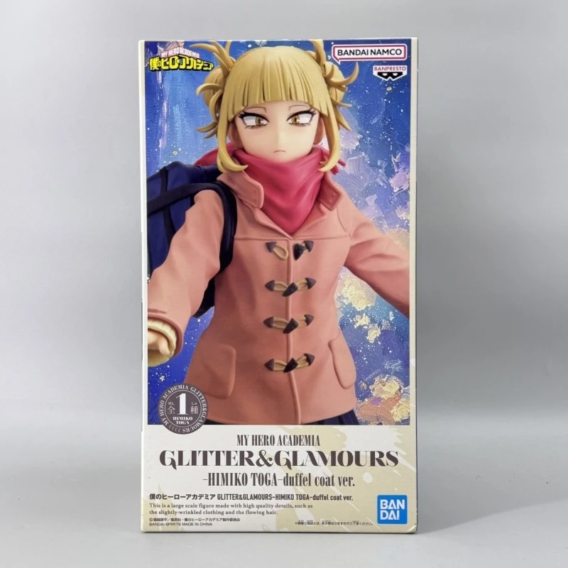 In Stock BANPRESTO My Hero Academia GLITTER&GLAMOURS Duffel Coat Himiko Toga Figure Anime Model Genuine Boxed Toy WY