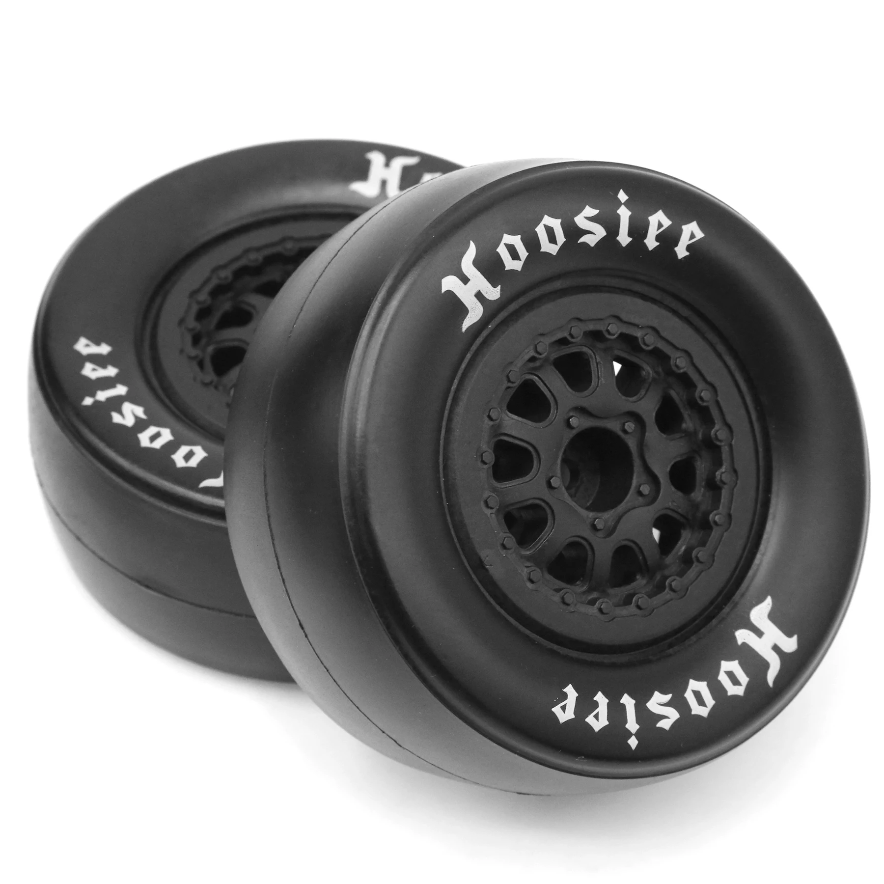 RS RC Rear Drag Racing Belted Wheel Tires for 1/10 RC Truck Car Slash 2WD Losi 22S DR10 Tension Pulling Ash