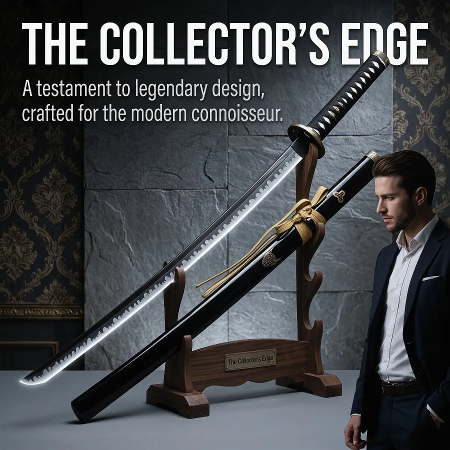 40inch Kill Bill Katana Sword Sabre Ninja Knife Blade Schwert Real Size Japanese Samurai ABS Safe Unsharpened Decor Toy Gift