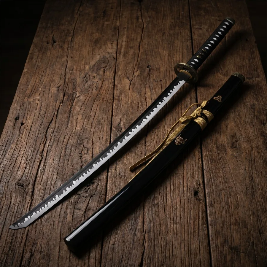 40inch Kill Bill Katana Sword Sabre Ninja Knife Blade Schwert Real Size Japanese Samurai ABS Safe Unsharpened Decor Toy Gift