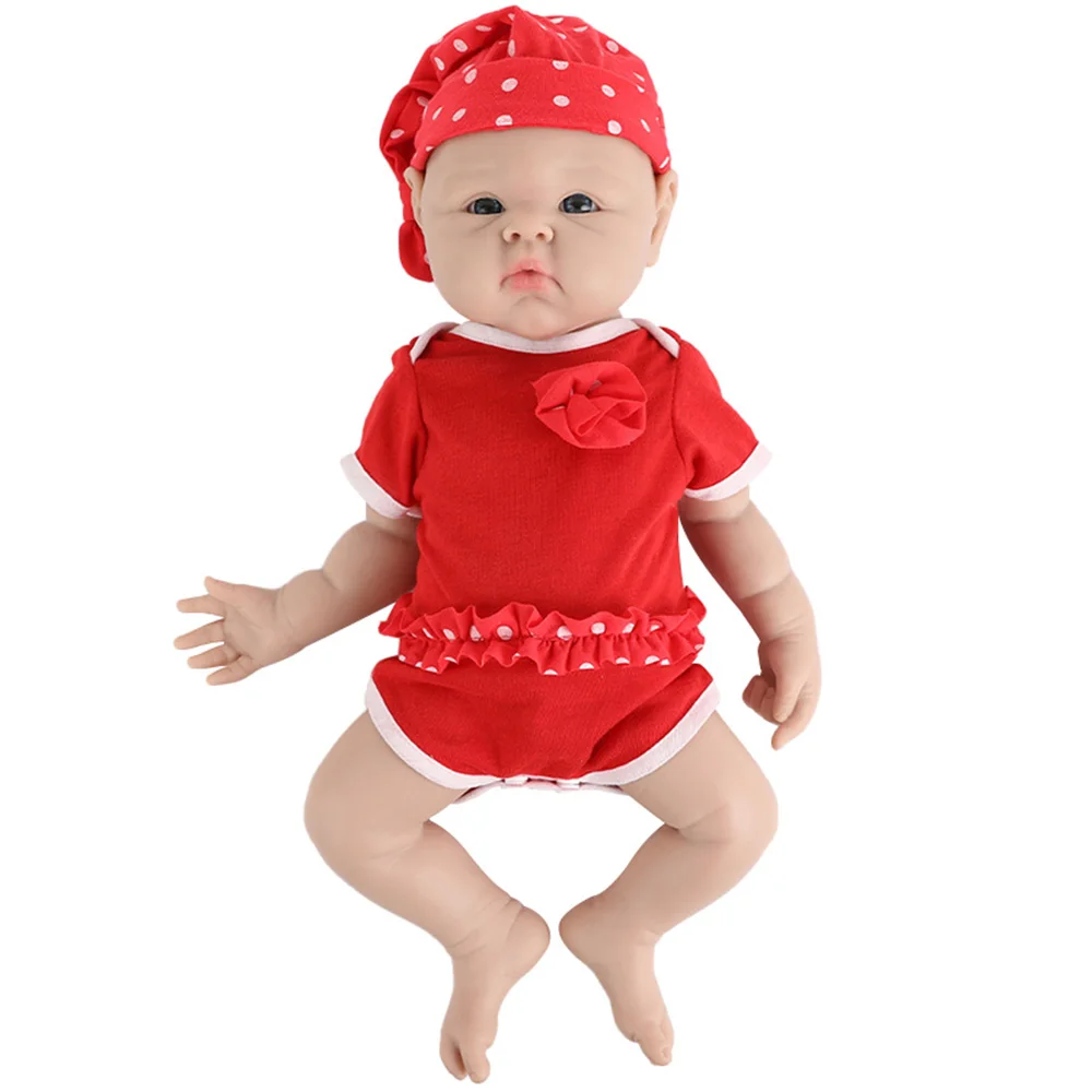 IVITA Beautiful Painted Realistic Silicone Reborn Baby Dolls Shipped from Brazil Warehouse for Children Christmas Gift