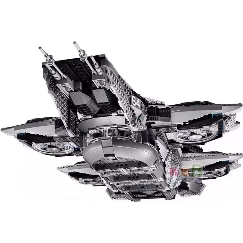Popular Toys Spaceship Series Aircraft Carrier Model Building Blocks Children's Educational Assembly Toys Birthday Gifts