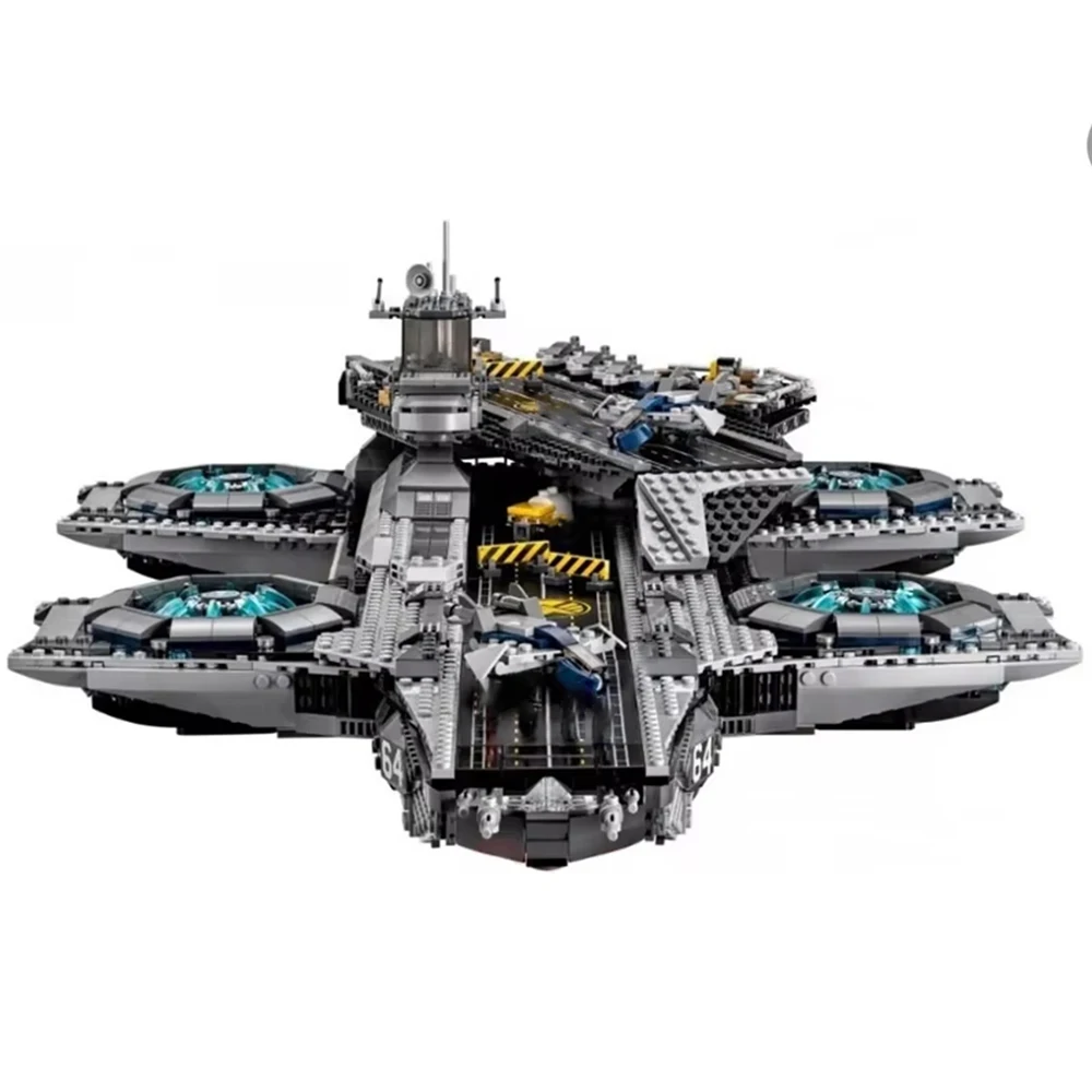 Popular Toys Spaceship Series Aircraft Carrier Model Building Blocks Children's Educational Assembly Toys Birthday Gifts