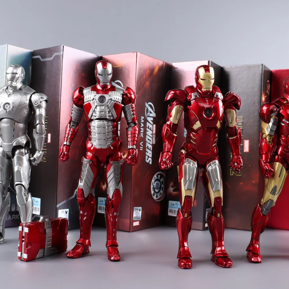 ZD Toys Marvel Studios Iron Man MK3 Action Figure MK35 MK24 MK40 MK38 Tony Stark Ironman Figure Action Collect Toy Gift
