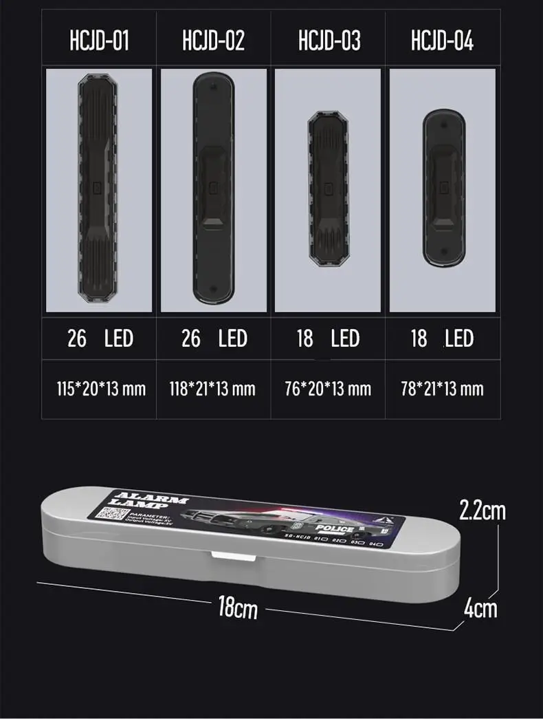 Rc Car Roof Lamp 7 Colors And 12 Modes Led Light Bar For 1/10 Rc Crawler Trax/as Trx4 Trx4m Axial Scx10 Scx24 Rgt D90 Yikong Hsp