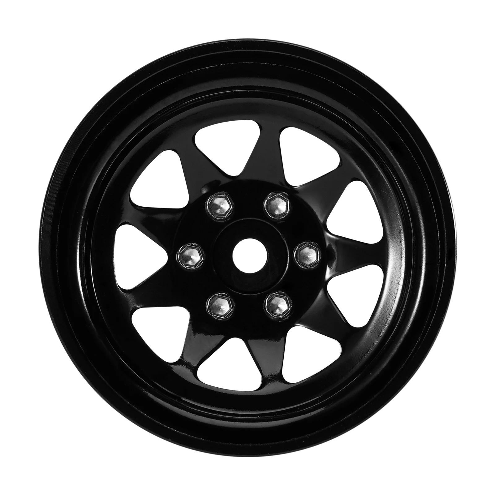 INJORA -4.05mm Offset Stamped Steel 1.3" Beadlock Wheels for 1/24 1/18 RC Crawlers (W1312)