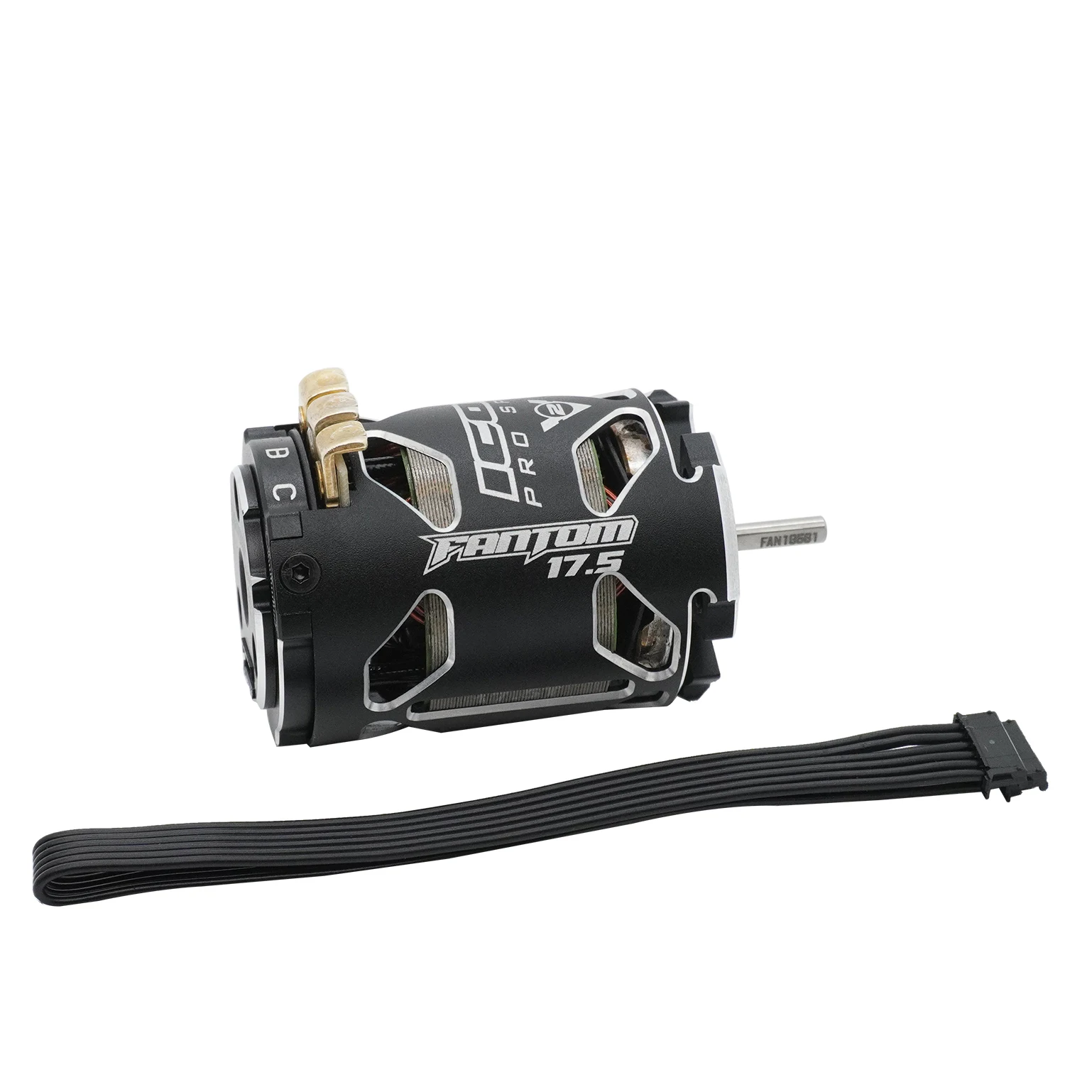 FANTOM 540 V2 10.5T/13.5T/17.5T/21.5T/25.5T Sensored Brushless Motor 3.175 Shaft for 1/10 RC Drift Racing Off-Road On-Road Cars