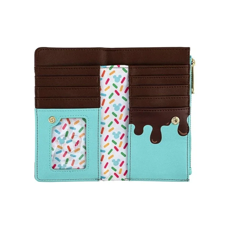 New Loungefly Disney 101 Dalmatians Striped Faux Leather Wallet