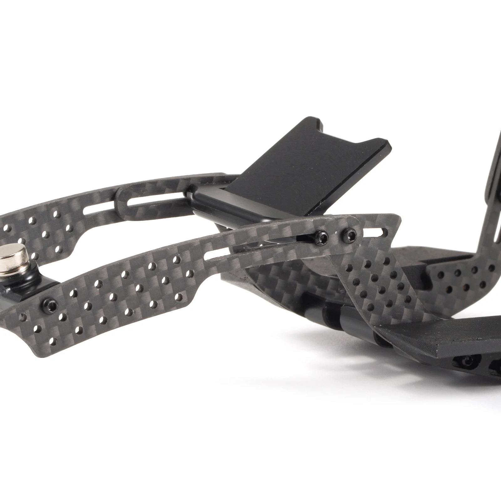 Carbon Fiber Modular 1/24 LCG Chassis Kit for SCX24 Custom Builds Performance Comp Rigs with High Clearance Adjustable Wheelbase