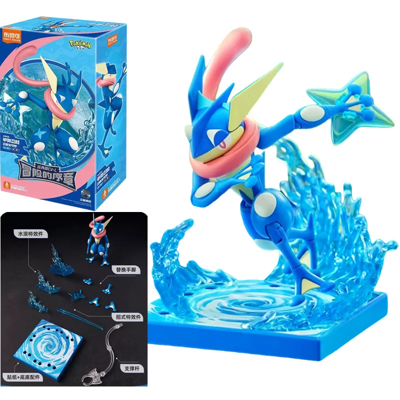 BLOKEES Pokémon Ceruledge Greninja Action Figure Collectible Peripheral Movable Joints Model Assembled Toys Birthday Gifts