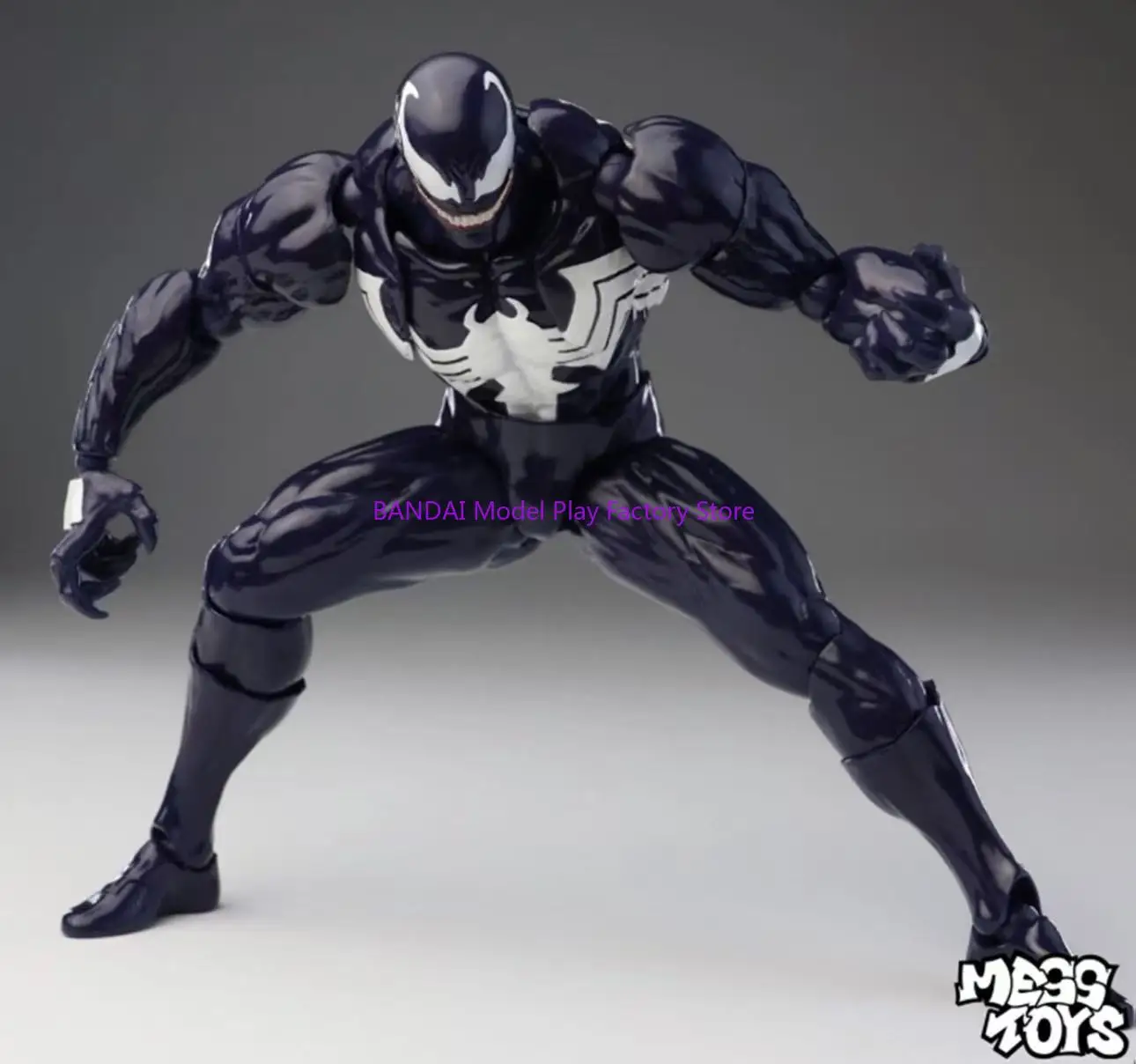 NEW Mess Toys Venom Spider Man Lethal Neighbor Symbiotic Black Suit Messtoys Spiderman Anime Action Figure Model Doll Gifts Toys