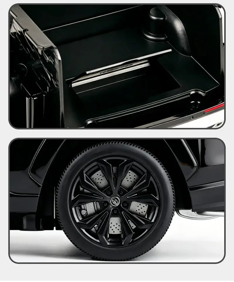 1:18 TOYOTA RAV4 SUV Alloy Car Model Diecasts Metal Off-road Vehicles Car Model High Simulation Collection Kids Gifts Decoration