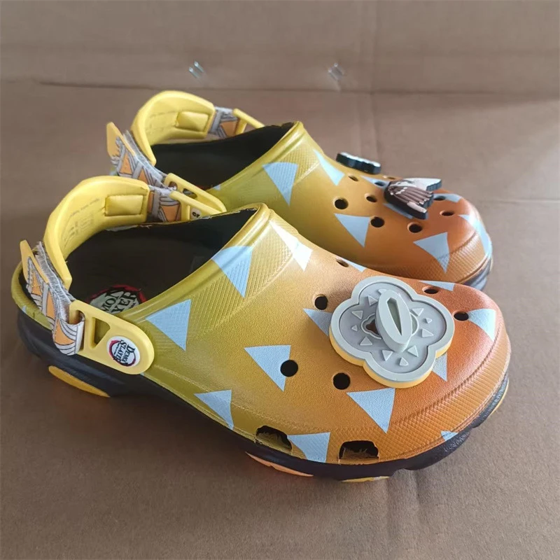 Cartoon Cave Shoes Anime Demon Slayer Slippers Outdoor Travel Beach Sandals Summer Men Non-Slip Home Shoes Slipper Gift