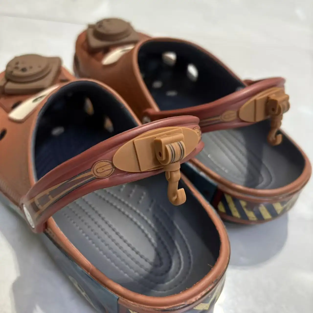 New Summer Cartoon Cars Theme Mater Clogs Non‑Slip Lightweight Eva Beach Slippers Breathable Outdoor Sandals Gift For Adults