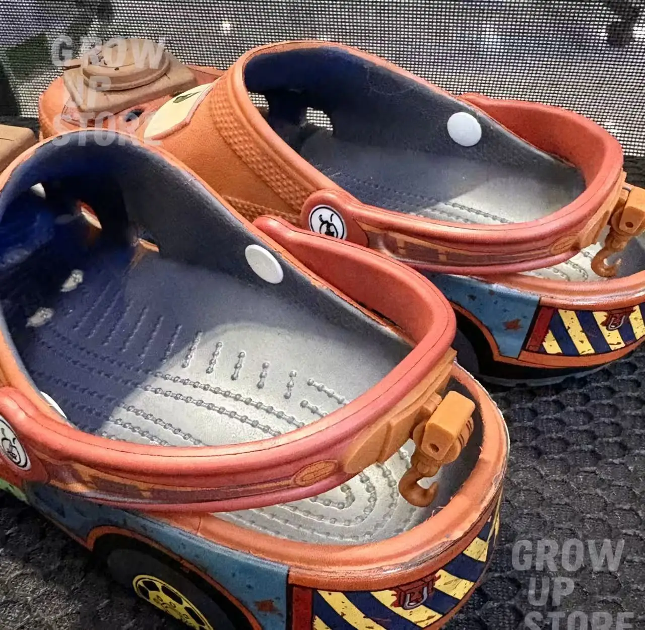 New Summer Cartoon Cars Theme Mater Clogs Non‑Slip Lightweight Eva Beach Slippers Breathable Outdoor Sandals Gift For Adults
