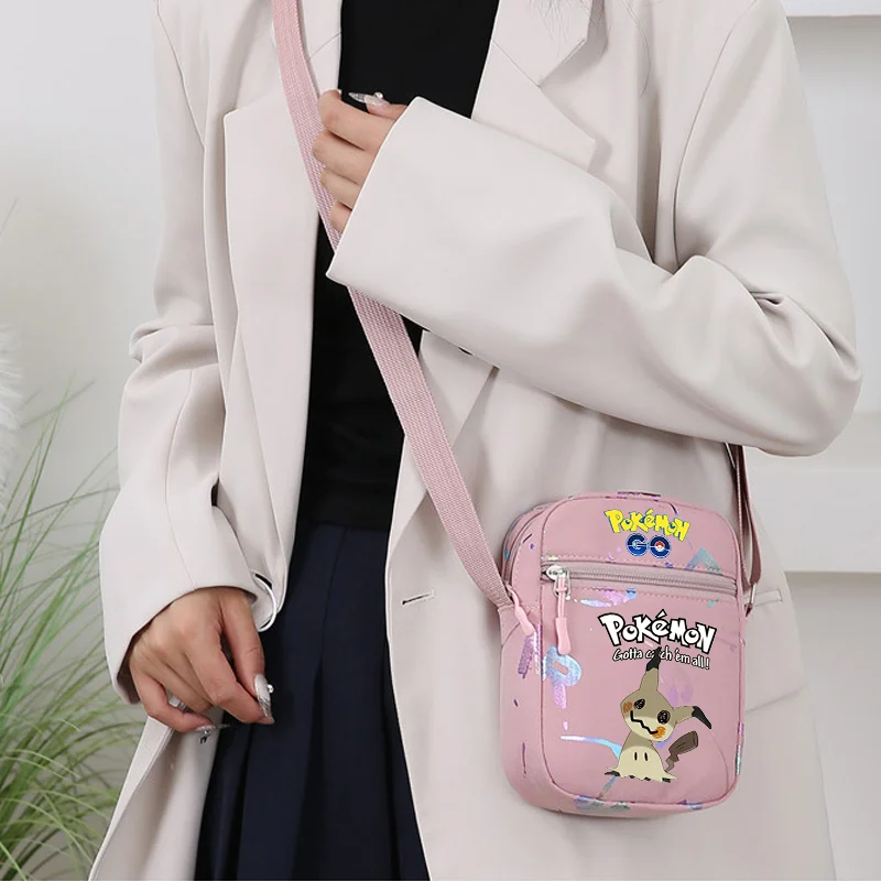 For Poke mon wallet purse waist belt bag pouch Charmander Candy shoulder bag Bulbasaur Handbags Squirtle waist belt bag pouch