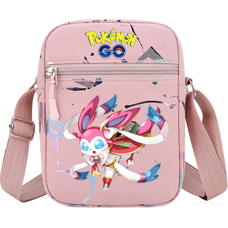 For Poke mon wallet purse waist belt bag pouch Charmander Candy shoulder bag Bulbasaur Handbags Squirtle waist belt bag pouch