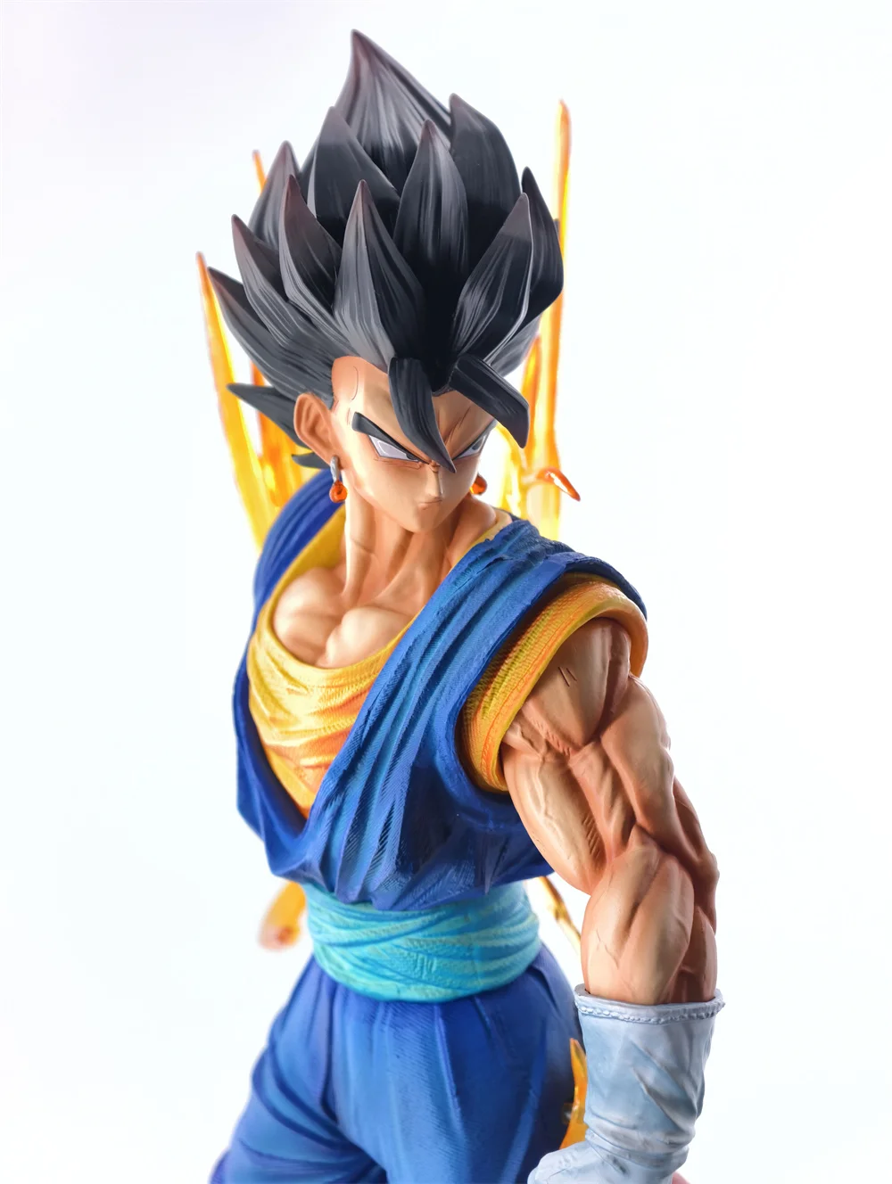 JT Statue 40cm/15.75inch Dragon Ball Z Vegetto Figure 3 Heads Replace Super Saiyan Action Figures Collection Model Toys Gifts
