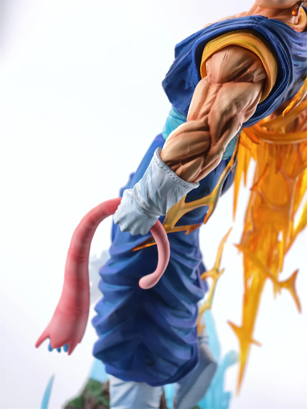 JT Statue 40cm/15.75inch Dragon Ball Z Vegetto Figure 3 Heads Replace Super Saiyan Action Figures Collection Model Toys Gifts