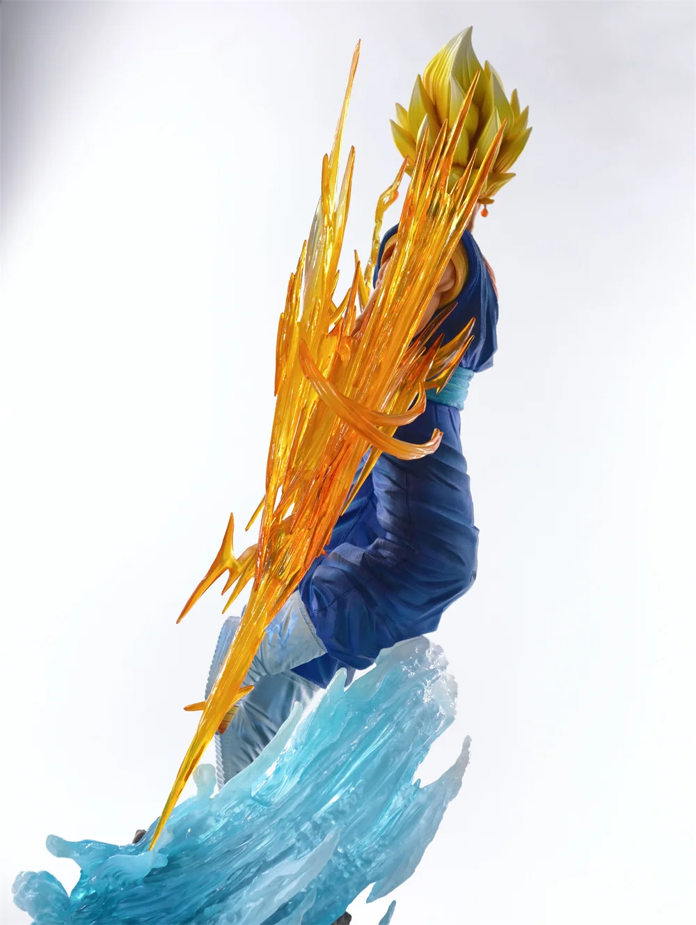 JT Statue 40cm/15.75inch Dragon Ball Z Vegetto Figure 3 Heads Replace Super Saiyan Action Figures Collection Model Toys Gifts