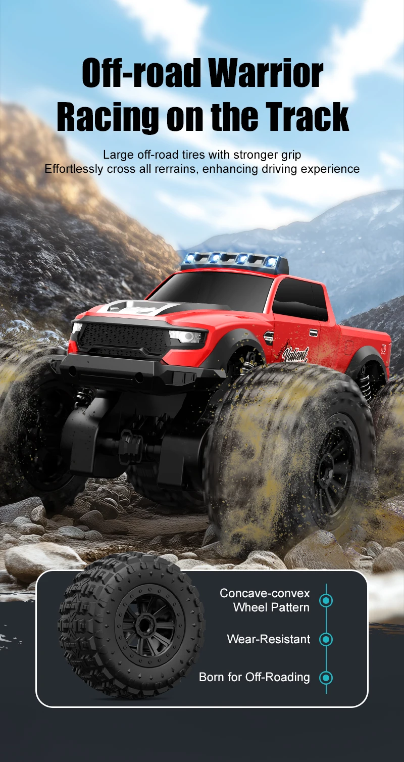 2.4G Land&Water RC Car Waterpoof 4WD Full Proportional Remote Control Off-Road Climbing Amphibious Truck Car Toys for Kids C8816
