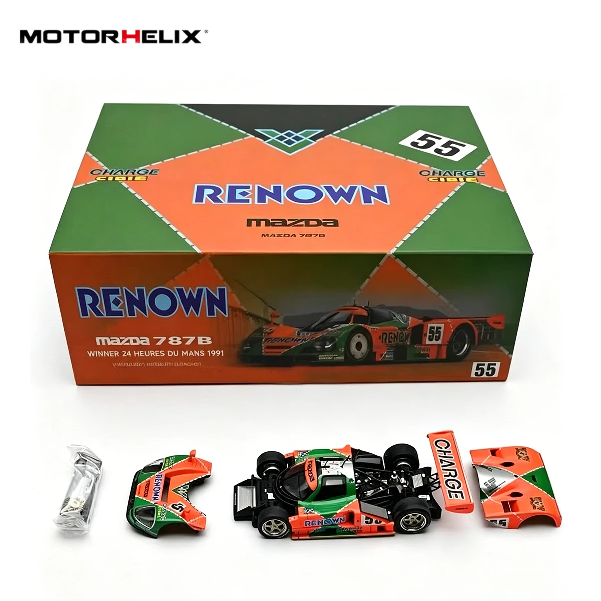 in Stock 1:64 MotorHelix/BMC/Pop Race/MiniGT Mazda 787B #55 Renown 1991 Le Mans 24H Winner Full Collection Diecast Model Car
