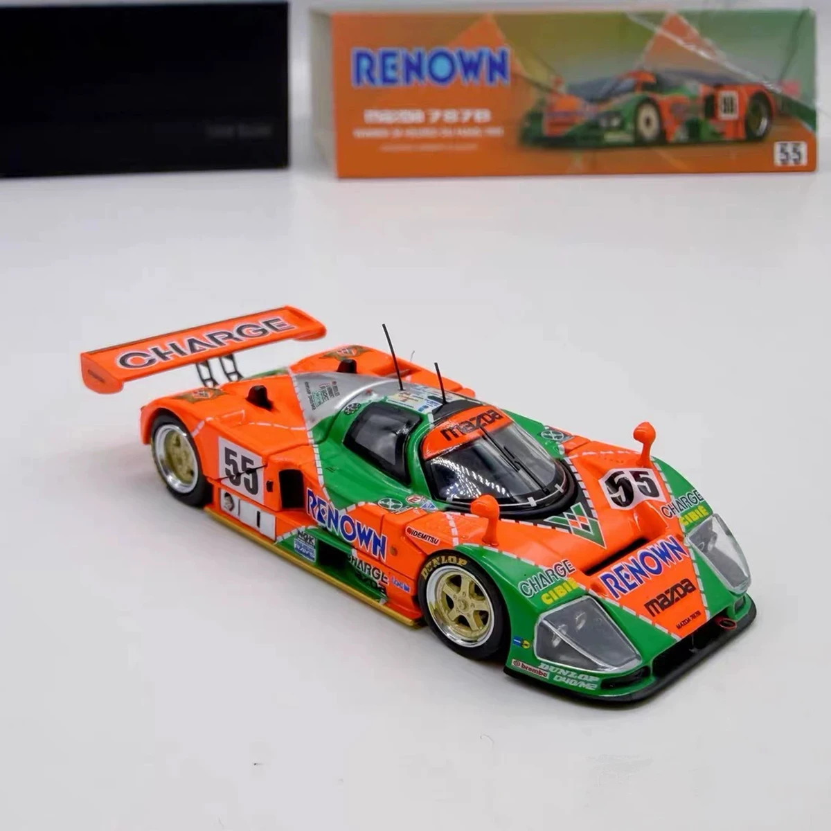 in Stock 1:64 MotorHelix/BMC/Pop Race/MiniGT Mazda 787B #55 Renown 1991 Le Mans 24H Winner Full Collection Diecast Model Car