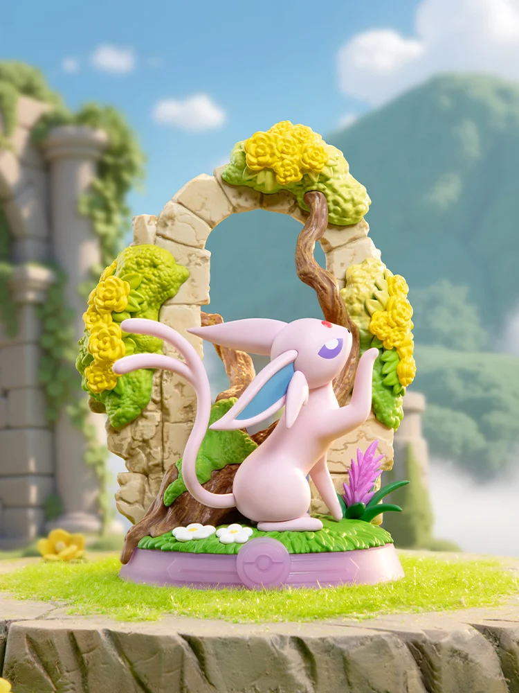 Anime Pokemon Funism Original Genuine Eevee Family Suit BlindBox Flareon Umbreon Sylveon Action Figure Collection Model Toy Gift