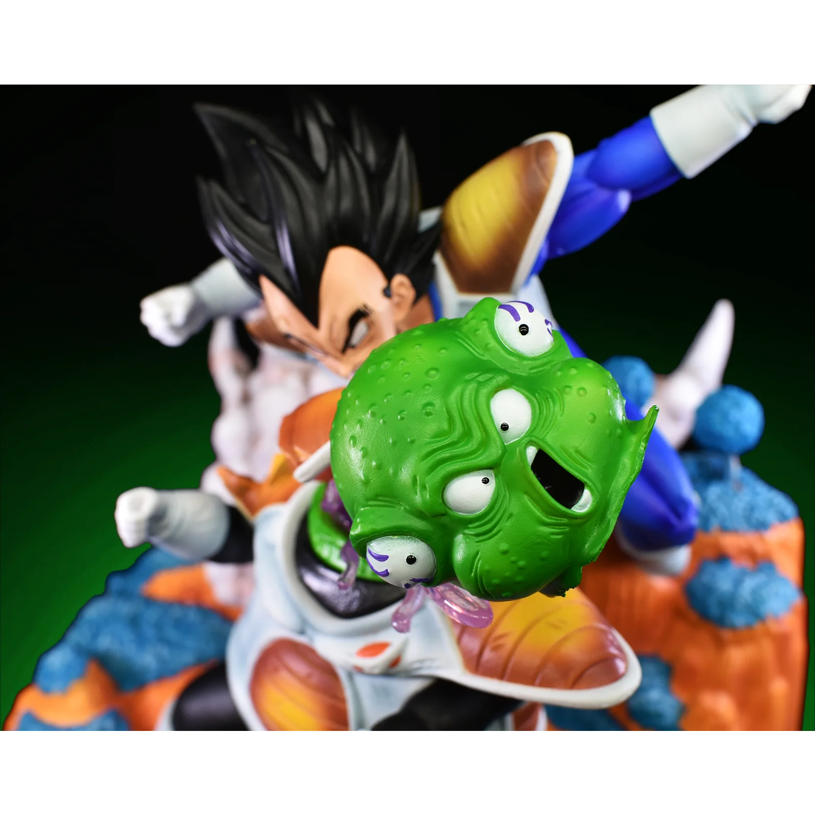 21cm/8.26in Anime Dragon Ball Z Figure Vegeta VS Guldo Action Figure Ginyu Force Statue Collectible Model Toys Gift