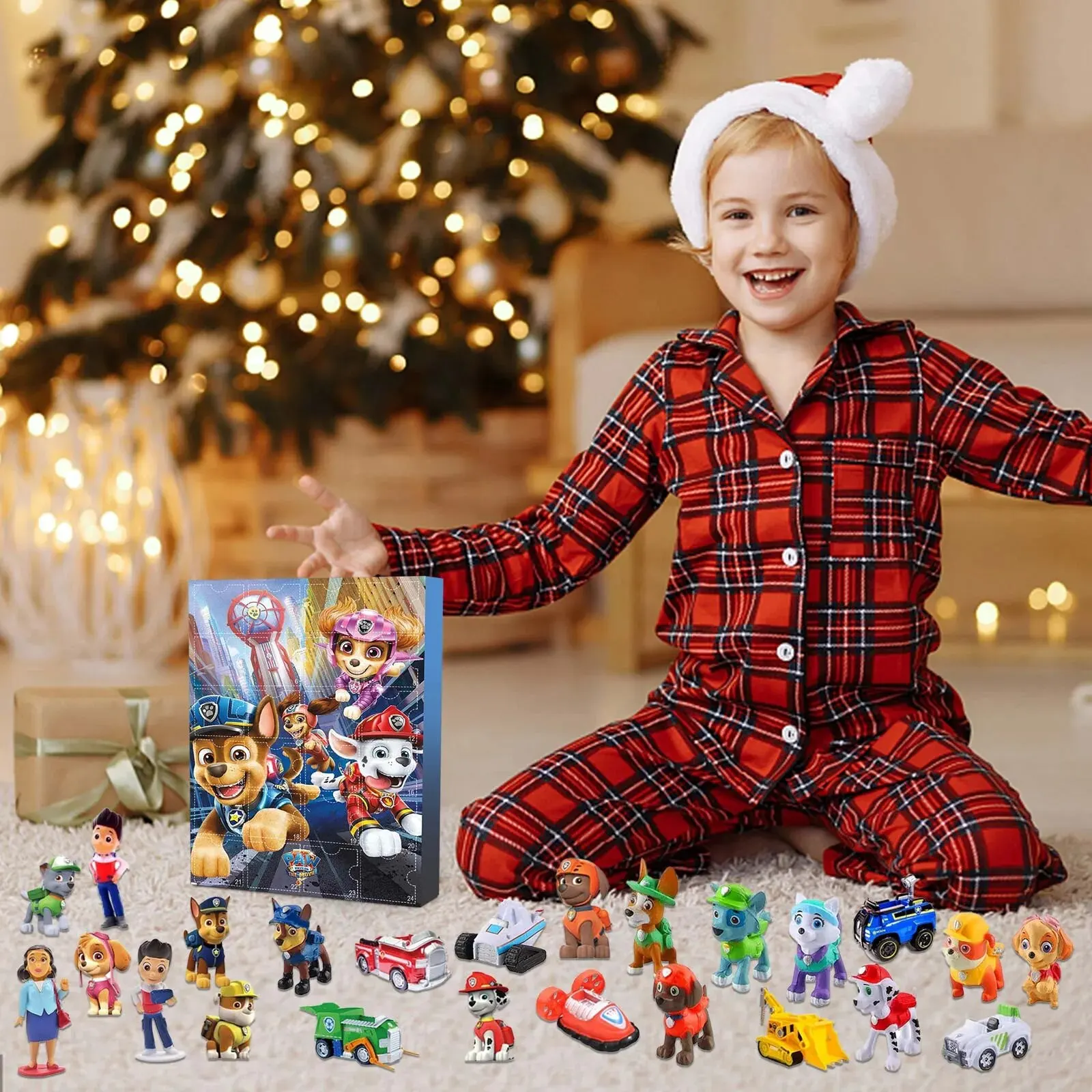 Paw Patrol 24 Style Anime Christmas Advent Calendar Patrol Canine Cartoon Toys Action Figure Model Ornamental Decor Mystery Gift