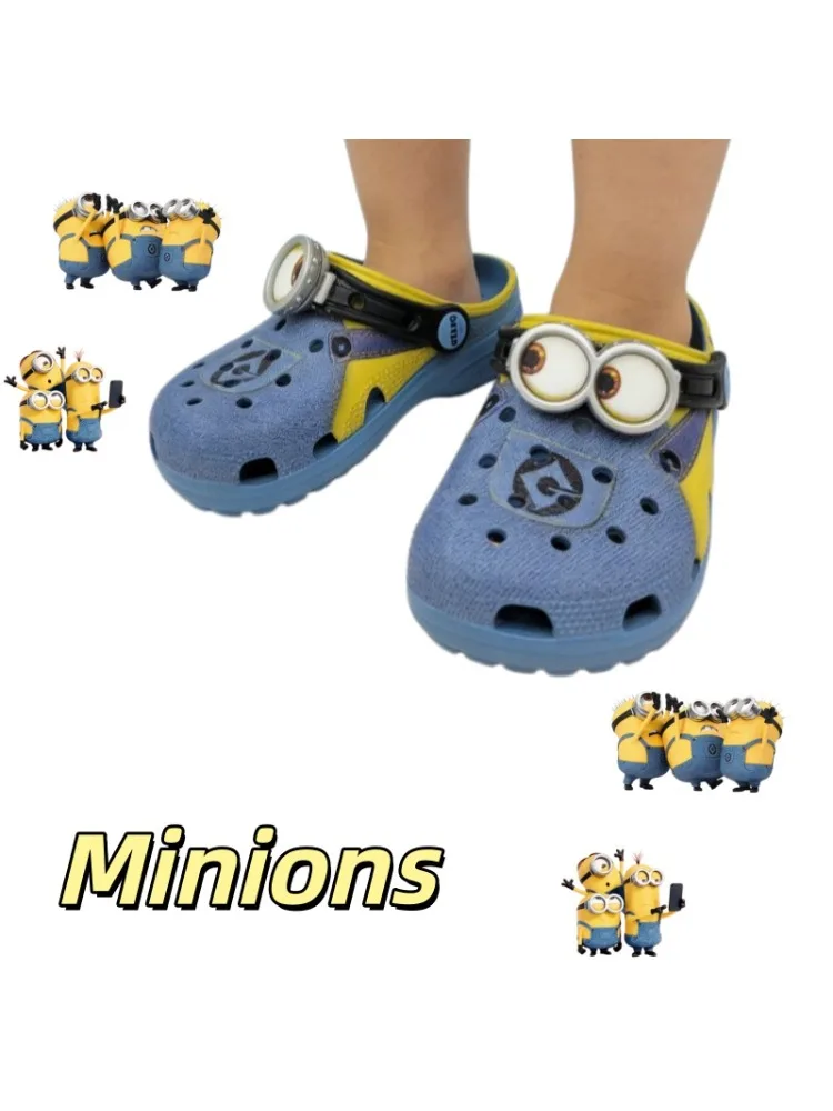 Minions joint parent-child clothing non-slip, lightweight, deodorant, wading outside wearing beach shoes, hole shoes