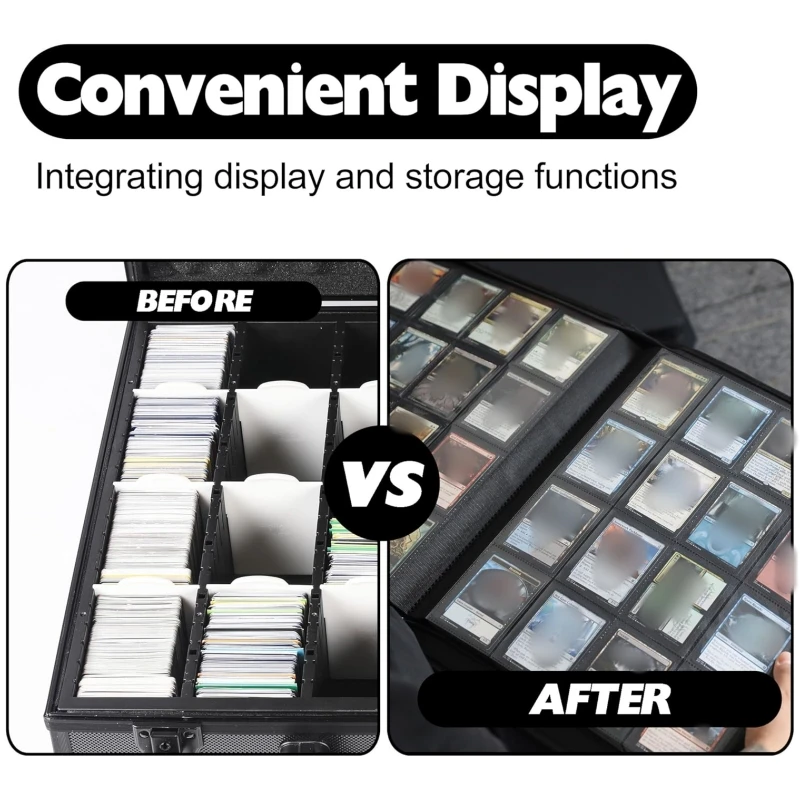 Premium 20 Pocket Card Binder –1280 Collection Binder Folder Card Album Card Holder Fit for TCG & Sports Cards. Collector's Drea