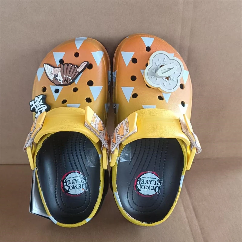 Summer Men Non-Slip Home Shoes Slipper Cartoon Cave Shoes Anime Demon Slayer Slippers Outdoor Travel Beach Sandals Gift