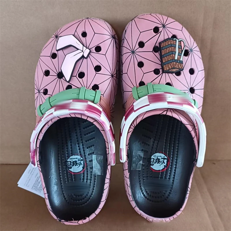 Summer Men Non-Slip Home Shoes Slipper Cartoon Cave Shoes Anime Demon Slayer Slippers Outdoor Travel Beach Sandals Gift