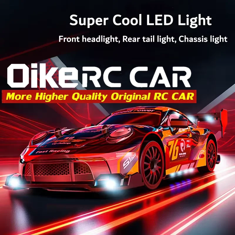 Oike 4WD Remote Control Drift Car 1:24 Mini Remote Control Racing Car Model 2.4G Radio High Speed RC Car Boy Toy Gift